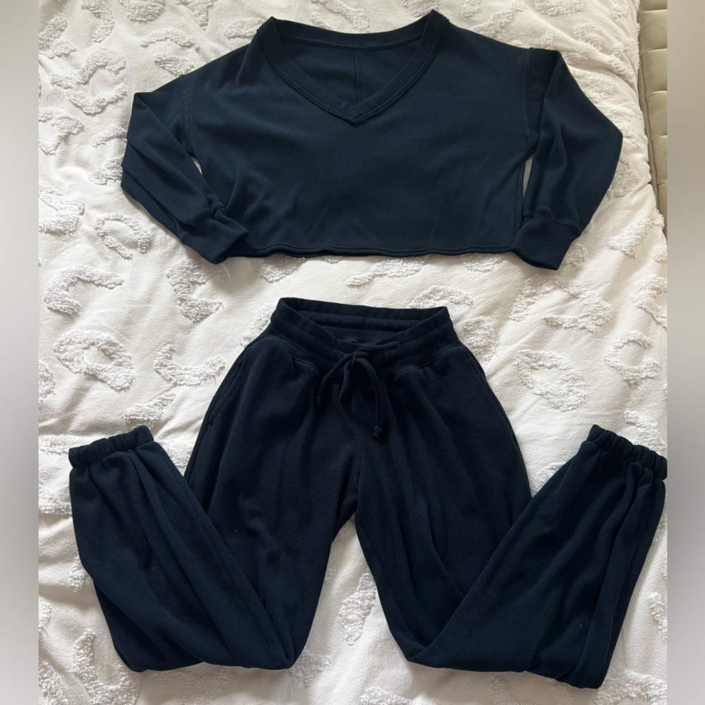 Gilly Hicks Black Track Pants Slim Fit Joggers